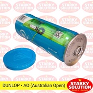 DUNLOP Tennis Balls Original Ao Australia Open Pack of 3