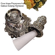 Cone Shape Polystyrene Foam / Gabus Hantaran Gabus Pahar Bunga Hantaran Floral foam Kon Brownies