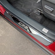 Car Accessories Door Sill Plate For Mazda CX-5 CX5 2013-2024 Door Sill Strip  ABS Welcome Pedal  Thr