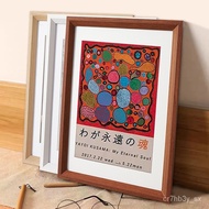 🚓Photo Frame Wall-Mounted Wooden16Inch20Frame4K8Children's Painting Frame Frame Puzzle Mountinga43Display frame