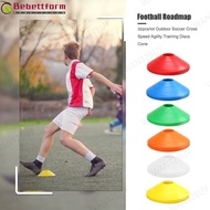 BEBETTFORM Marker Cones, 5 Colors PE Space Markers, Fitness Soft Football Training Playground