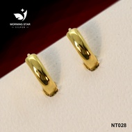 (SPECIAL) NT028 Silver COATED Gold Clip Genuine 92.5% Sterling Silver Fashion Women Earrings