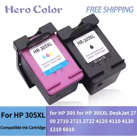 Compatible Remanufactured For HP 305 XL 305XL Ink Cartridges For HP Deskjet Series 2700 2710 2721 27