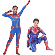 Captain Marvel & Spider-Gwen Dual Character Cosplay Costume