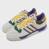 Adidas 休閒鞋 Rivalry Low 86 男鞋 白 紫 低筒 皮革 蛇紋 膠底 耐磨 愛迪達 IF8180