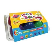 ** Huaji Life Store * Shuangmei 3Q Wheat Clay Series-6 Colors Easter Eggs: (6 Clay+DIY Teaching Manu