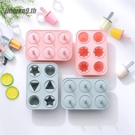 Simple handmade DIY6 silicone ice cream popsicle ice cream mold, ice box popsicle mold