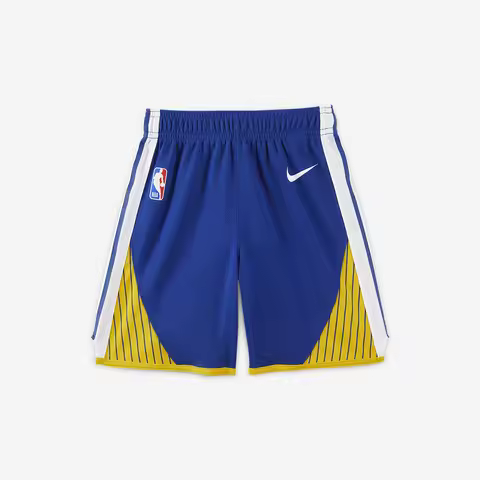 Nike Authentic NBA Baby's Golden State Warriors Lightweight Breathable Shorts HJ7698-495