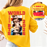Bandai | Kpop BTS Arirang World Tour 2026 T-Shirt for Fan Gift T-shirt 2026 Summer Men Women Fashion