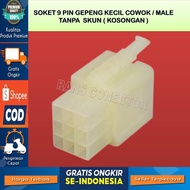 9 PIN MALE SOCKET 9 PIN MALE CABLE SOCKET 9 PIN SMALL FLAT MATERIAL HEAT RESISTANTNilon