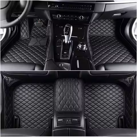 Custom Car Floor Mat for BMW 5 Series F10 2010-2016 Year Auto Interior Details Accessories Carpet