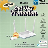 NEW D-LINK R15 AX1500 Smart Router MESH EAGLE PRO AI WIFI 6 Router