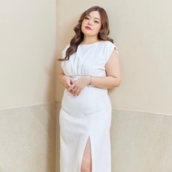 bacon. - Truffle Dress (เดรสสาวอวบ เดรสออกงานสาวอวบ ชุดแต่งงานสาวอวบ ไซส์ใหญ่ Plus size XL 2XL 3XL 4