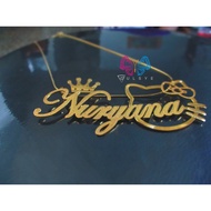 Gold TITANIUM FASHION Necklace FASHION Women INISIAL GOLD Layers Original Stainless-Codegm 02