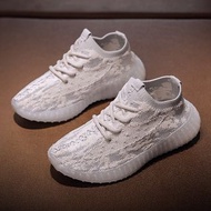 夏季男童鞋兒童椰子鞋yeezy350飛織鞋2020新款女童運動鞋透氣網鞋