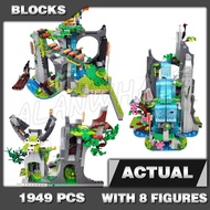 2330pcs Monkie Kid Megapolis City Spinning Ferris Wheel Working Elevator 80554 Building Blocks Toys 