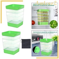 [Amleso2] Seed Kits Multipurpose Microgreens Growing Tray Mini Plant Grow Tray for Grass Beans Broccoli Alfalfa Seeds Wheat