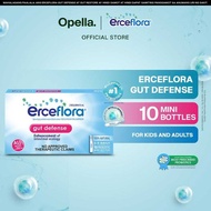 Erceflora Gut Defense Probiotic Supplement 10 Mini Bottles X 5Ml - For Kids & Adults