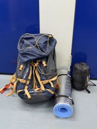 Quechua 背囊 + 單人睡袋 + 單人地蓆