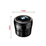 Car accessories ashtray Button open style LED Stainless steel For BMW 1 3 5 6 7 series X1 X3 X5 X6 E