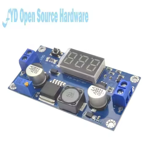 Upgraded XL6009 LM2577 DC-DC Boost Step Up Module Converter Digital Voltmeter Display Voltage Meter 