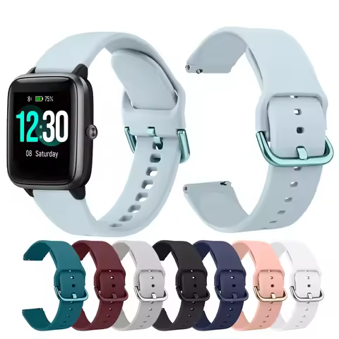 19mm Silicone Strap For Veryfitpro ID205L/ID205/ID205S/ID205U/ID205G Watch Band Sport Bracelet For I