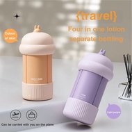 Silicone Travel Bottle Portable Refillable Squeeze Bottle 4 in 1 Set Bottle Lotion Bottle Travel Bot