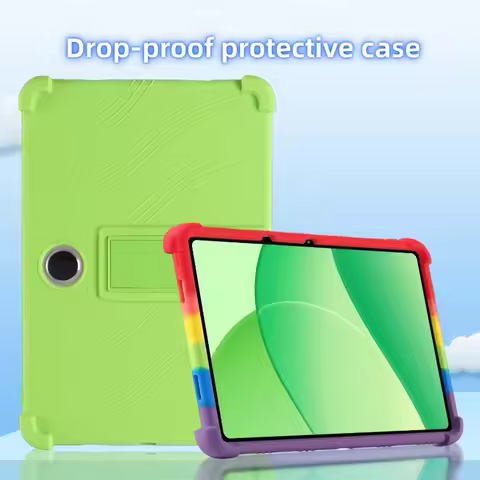 Tablets Case for OPPO Pad SE 10.95 Inch Super Shockproof Soft Silicone Protective Case Stand Cover B