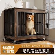 Indoor Dog House Kennel Dog Pet Small Medium-Sized Kennel Toilet with Tray Wooden Large-Sized Dog Ca