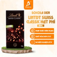 [Hcmc Delivery Only] Lindt Swiss Classic Black Chocolate Hazelnut 100g - Phan An