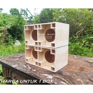 Original Box Speaker Planar 2 Inch Dobel // Miniatur Subwoofer Planar
