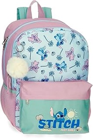 Stitch Just Chill Backpack with Two Compartments, Adjustable to the Trolley, 39.6 cm (15.6 inches),