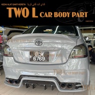 VIOS 2008 2012 NCP93 DUGONG BODYKIT COLLECTION SKIRT BUMPER BONNET SPOILER LIP AND DIFFUSER