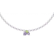 HEFANG HEFANG HE HEFANG Juice Ice Short Necklace Peach Ice Grape Ice Necklace Liu Wenluo Ying Same S