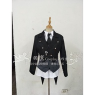Black Butler Ready Stock Anime Suit Black Butler Sebastian Tuxedo cosplay Costume