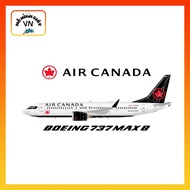 Boeing 737 Max 8 Air Canada Assembly Paper Model - MohinhgiayVN
