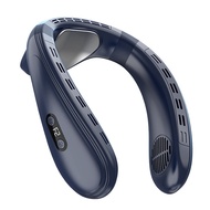 Portable Neck Air Conditioner Fan Rechargeable Refrigeration Bladeless Fan Outdoor Personal Fan Wear