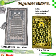 (SKR) Sajadah Travel Sajadah Traveling Pouch Souvenir Umroh Sajadah JUMBO / KECIL Motif Al-Bahar Sajada Mukena Traveler