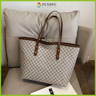 PLNBFG จุได้มาก กระเป๋าแบบสะพายไหล่ พียู PU ลำลองแบบสบายๆ กระเป๋าเดินทางสำหรับเดินทาง ของใหม่ กระเป๋าถือแบบถือ