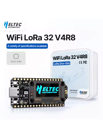 Heltec WiFi LoRa 32 V4 R8 V4.3.1 Meshcore GPS SX1262 0.96inch OLED Display Solar Powered Mesh Networ