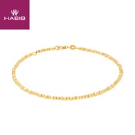 HABIB Oro Italia 916 Zelie Yellow Gold Anklet GA60191121(Y)