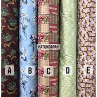KATUN TOKAI JAPANESE COTTON SET FLOWER2 (min purchase 2x clicks per flower motif)