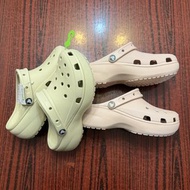 正版全新Crocs 卡駱馳 女裝厚底雲朵鞋 (石英粉色&骨白色) [W9 size 39-40] Women’s Classic Platform Clog QUARTZ 1CS2067506UR /