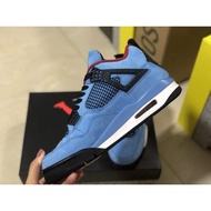 2018 Travis Scott x Air Jordan 4 University Blue/Varsity Red-Black 30847-406 Basketball Shoes 3BXD