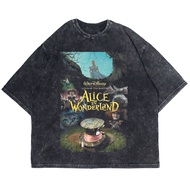 ALICE IN WONDERLAND WASHING VINTAGE TEE (WASHING T-SHIRT)