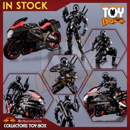 [BUNDLE] Flame Toys Furai Model Kit GI Joe Snake Eyes + Speed Cycle [Model Kit]