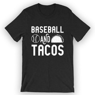 Unisex Baseball And Tacos T-Shirt Baseball Shirt