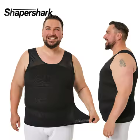 Men's Shapewear Slimming Body Corset Vest Shirt Compression Abdomen Tummy Belly Control Slim Waist C