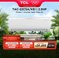 TCL KEI Series Inverter Aircon Split-type Air Conditioner (5D DC Inverter, Titan Gold Technology, 5-