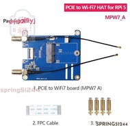 Mpw7a For 5 PCIE To M.2 E-Key WiFi7 Module BE200 Support TPU/WiF6E AX2